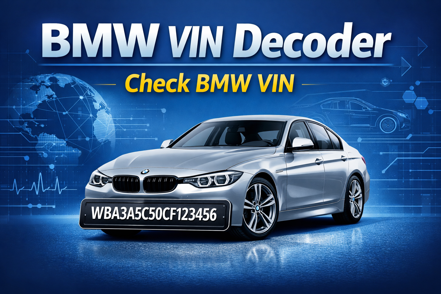 BMW VIN decoder showing how to check BMW VIN number and vehicle specifications