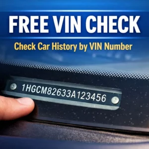 Free VIN check – проверете историята на автомобил по VIN номер и разберете важни данни преди покупка на използвана кола.