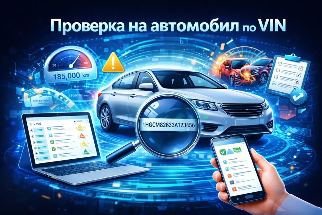 Проверка на автомобил по VIN номер – история на кола, катастрофи и реален километраж
